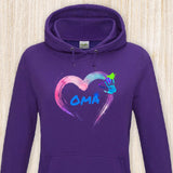 Hand aufs Herz - Großeltern-Hoodie