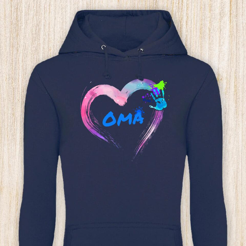 Hand aufs Herz - Großeltern-Hoodie