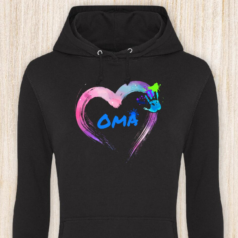 Hand aufs Herz - Großeltern-Hoodie