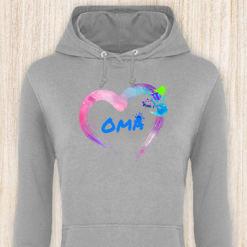 Hand aufs Herz - Großeltern-Hoodie