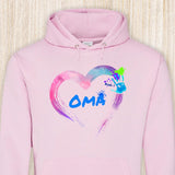 Hand aufs Herz - Großeltern-Hoodie