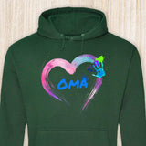 Hand aufs Herz - Großeltern-Hoodie