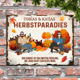 Unser Herbstparadies - Outdoor-Türschild