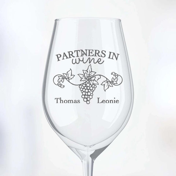 Partners in wine - Paar-Weinglas XXL