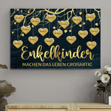 Die besten Enkelkinder - Großeltern-Leinwand