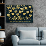 Die besten Enkelkinder - Großeltern-Leinwand