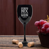 Die tut nix, die will nur Wein - Beschichtetes-Weinglas