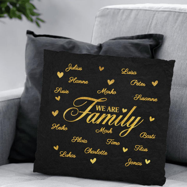 We are Family - Familien-Kissen