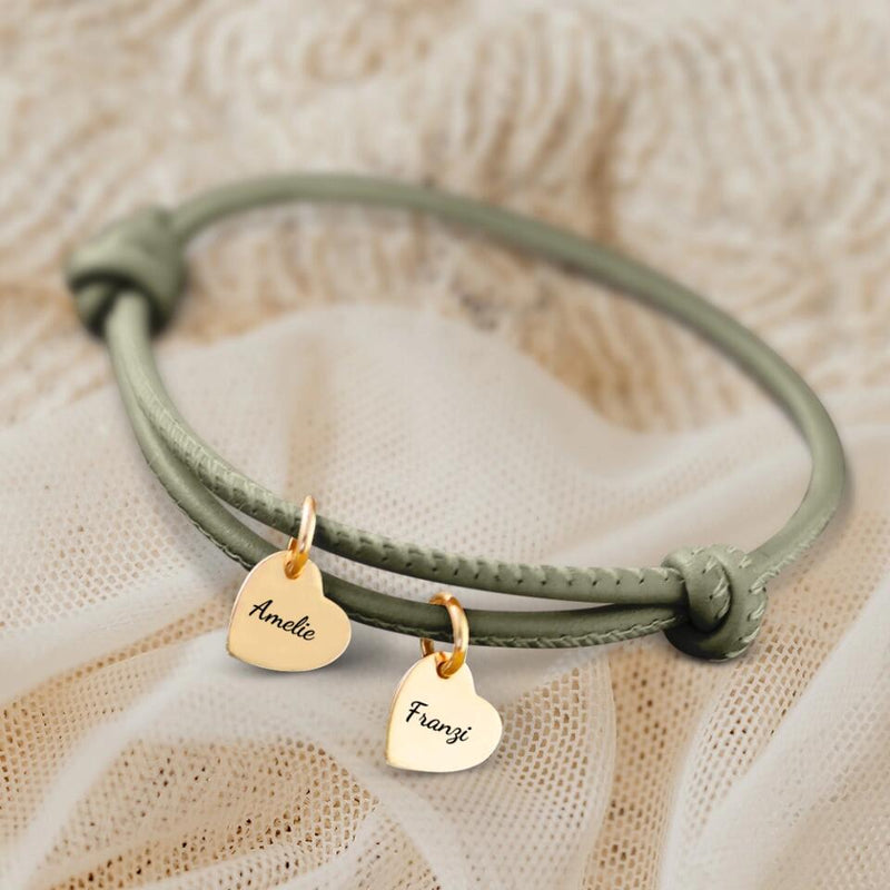 Freunde - Individuelles Lederarmband