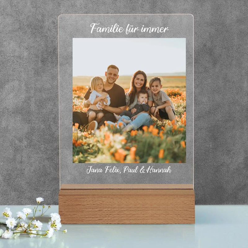 Das sind wir - Familien-Acrylaufsteller