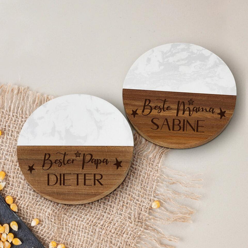 Die Besten - Familien-Premium Untersetzer
