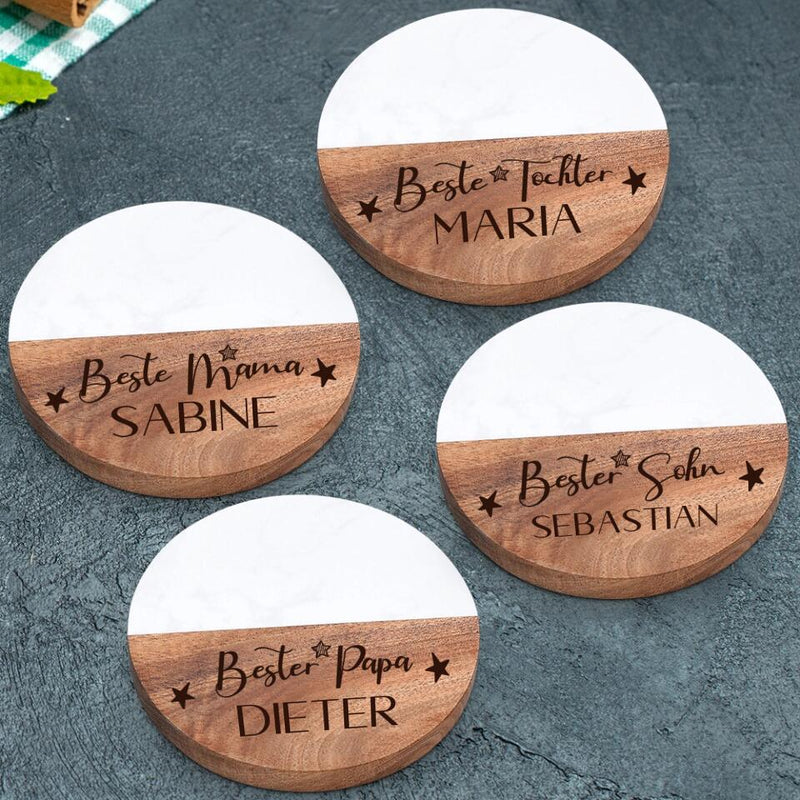 Die Besten - Familien-Premium Untersetzer