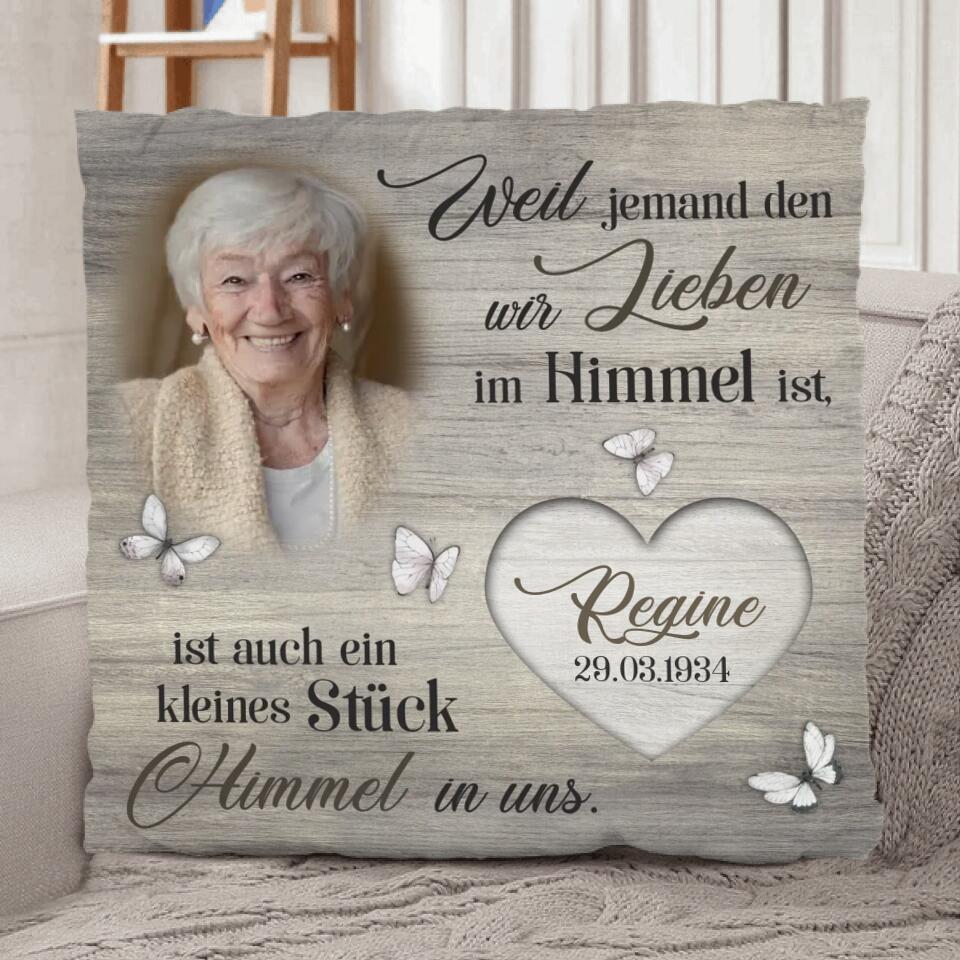 Ein Stückchen Himmel - Familien-Kissen