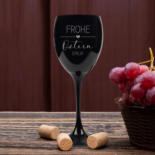 Frohe Ostern - Individuelles Beschichtetes Weinglas