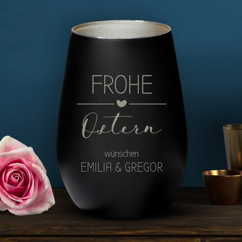 Frohe Ostern - Individuelles Windlicht