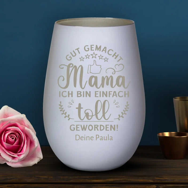 Gut gemacht - Eltern-Windlicht