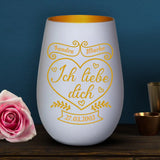 Ich liebe Dich - Paar-Windlicht