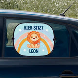 Hier sitzt - Kinder-Auto Sonnenschutz