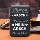 Mein Arsch - Paar-Benzinfeuerzeug