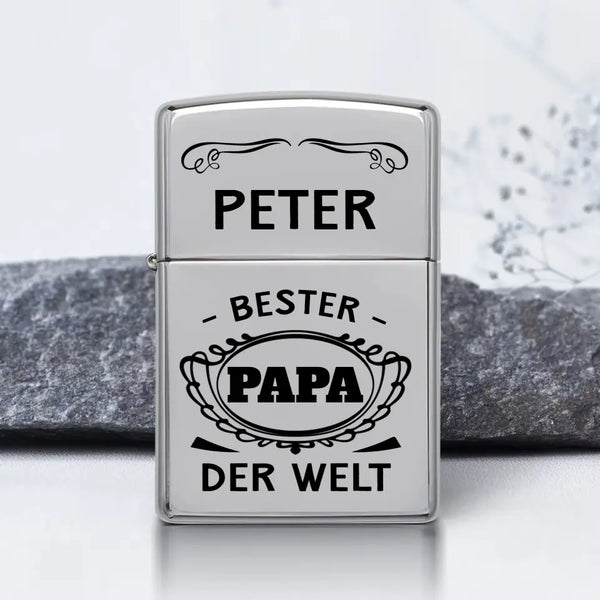 Bester Papa - Eltern-Benzinfeuerzeug