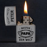 Bester Papa - Eltern-Benzinfeuerzeug