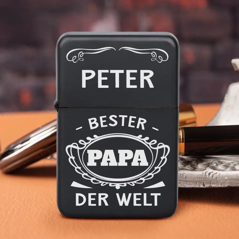 Bester Papa - Eltern-Benzinfeuerzeug