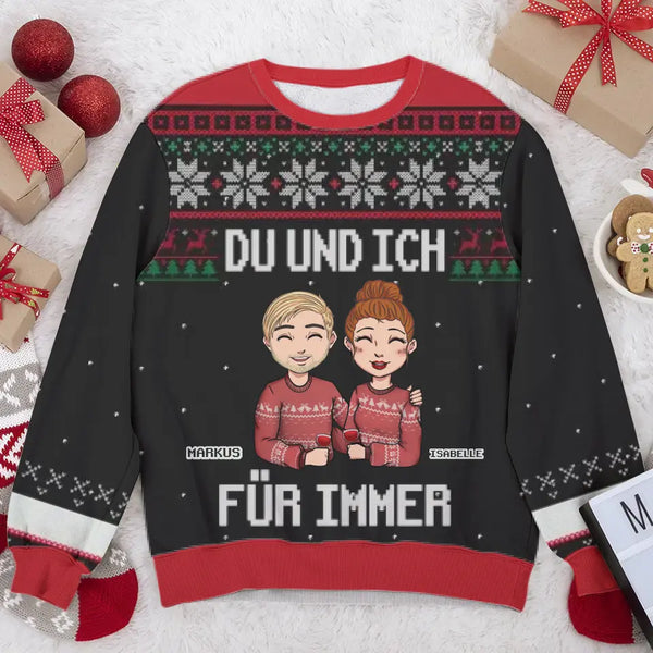 Weihnachten Christmas Sweater Paare Weihnachtspullover Paare