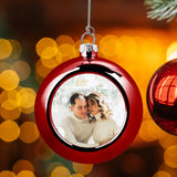 Unser Weihnachten - Paar-Christbaumkugel
