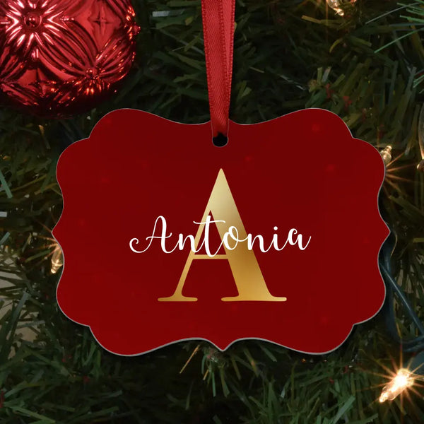 Unsere Initiale - Familien-Ornament