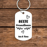 Beste Freundinnen - Individueller Schlüsselanhänger