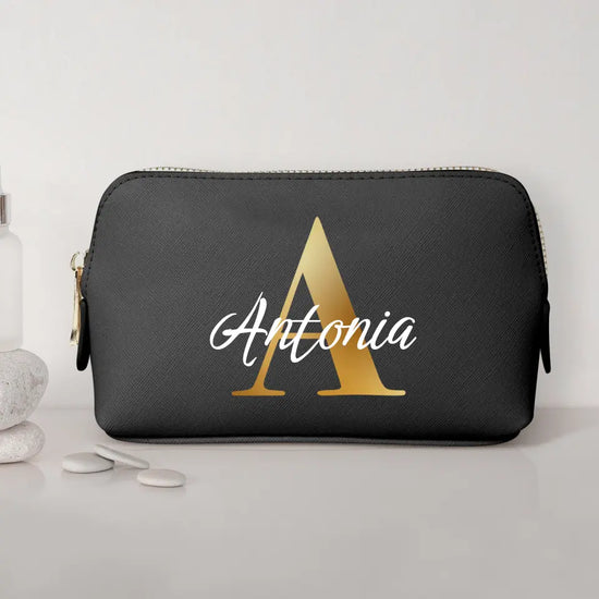 Initiale - Individuelle PU Kosmetiktasche