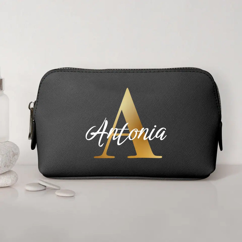 Initiale - Individuelle PU Kosmetiktasche
