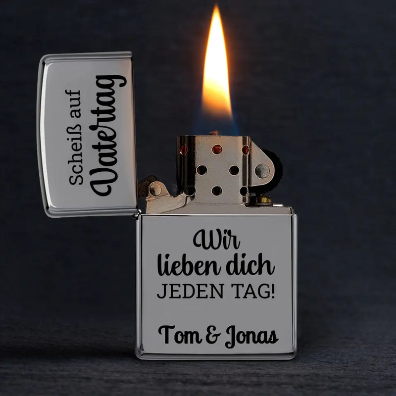 Vatertag - Eltern-Benzinfeuerzeug