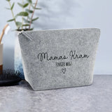 Mama Kram - Eltern-Kosmetiktasche Filz