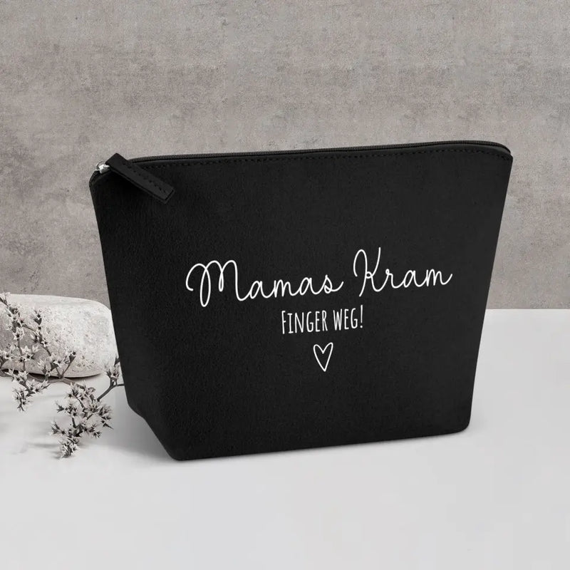 Mama Kram - Eltern-Kosmetiktasche Filz