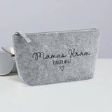 Mama Kram - Eltern-Kosmetiktasche Filz