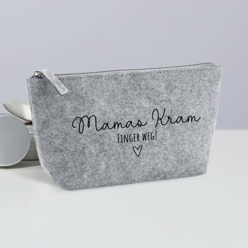 Mama Kram - Eltern-Kosmetiktasche Filz