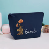 Deine Blume - Individuelle Kosmetiktasche Filz