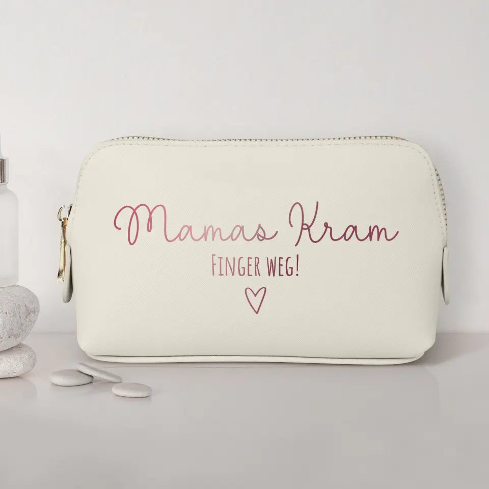 Mama Kram - Eltern- PU Kosmetiktasche