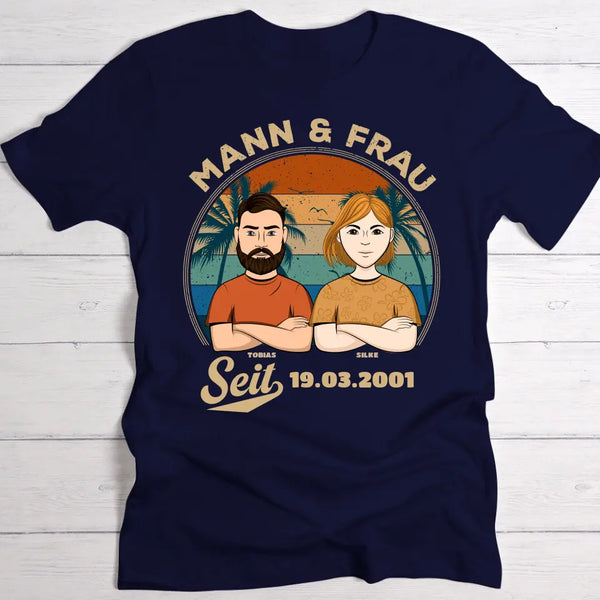 Ehepartner seit - Individuelles T-Shirt