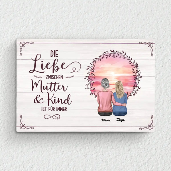 Mutter und Kinder - Eltern-Leinwand