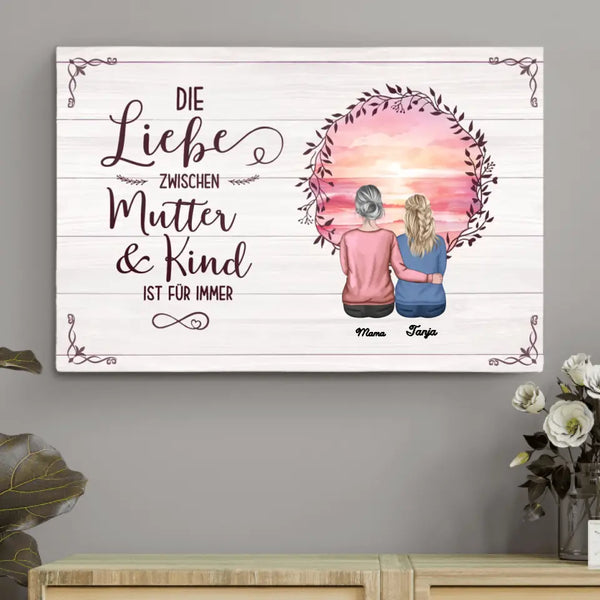 Mutter und Kinder - Eltern-Leinwand