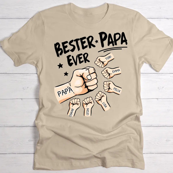 Bester Papa Ever - Eltern-T-Shirt
