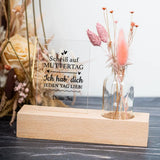Muttertag - Personalisierter Blumenaufsteller für Mama