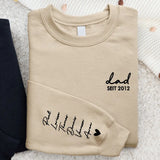 Unser Dad - Pullover für Papa mit Kindernamen