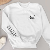 Unser Dad - Pullover für Papa mit Kindernamen