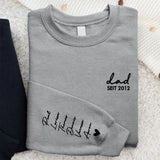 Unser Dad - Pullover für Papa mit Kindernamen