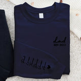Unser Dad - Pullover für Papa mit Kindernamen