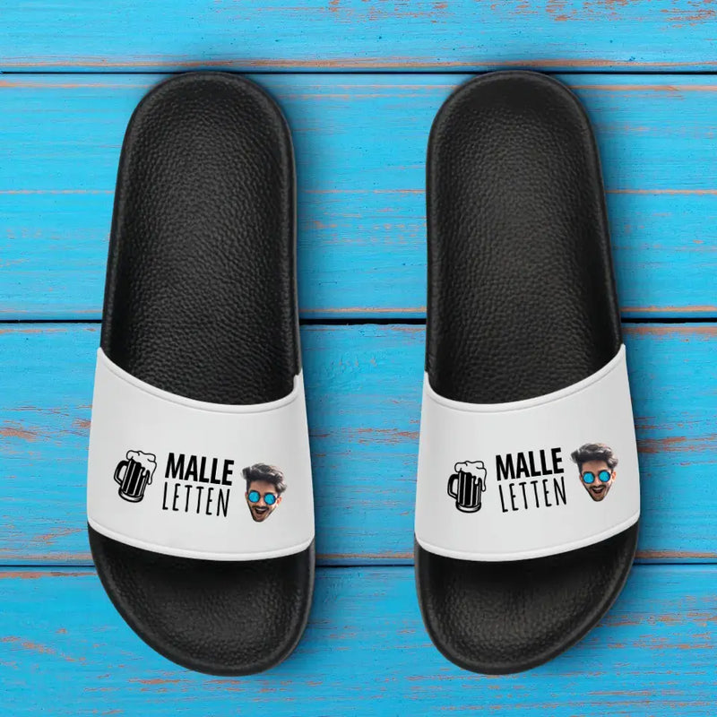 Malleletten - Individuelle Badeschlappen für den Malle Urlaub