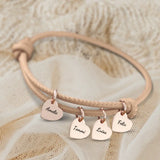 Freunde - Individuelles Lederarmband